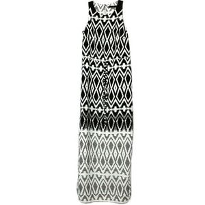 THE LIMITED Dress Maxi Black White Sleeveless XS